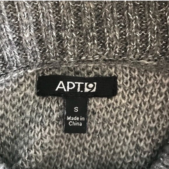 •Apt. 9• gray sparkle sweater - Picture 4 of 4